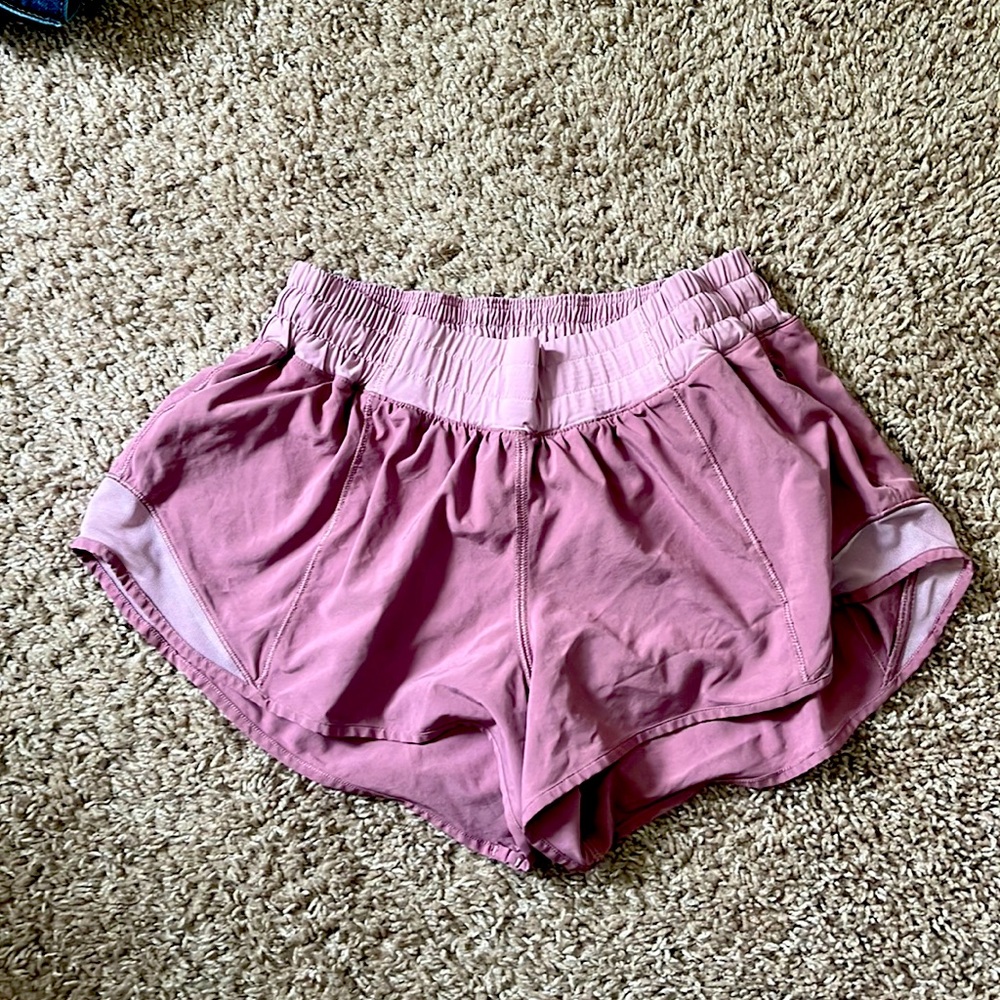 Lululemon pink shorts size 6